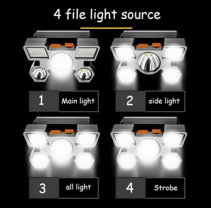 LINTERNA FRONTAL DE CABEZA 5 LEDS 27010