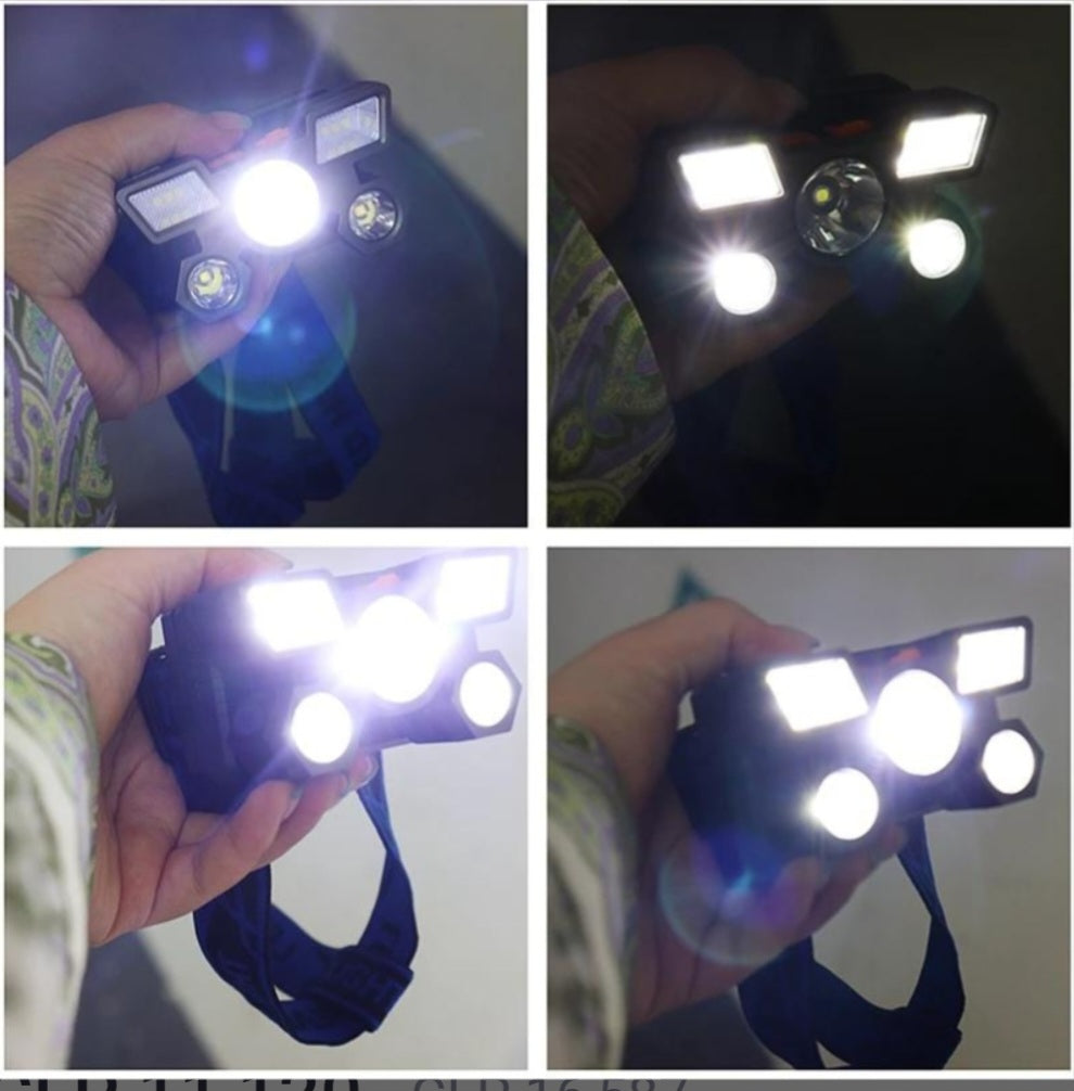 LINTERNA FRONTAL DE CABEZA 5 LEDS 27010